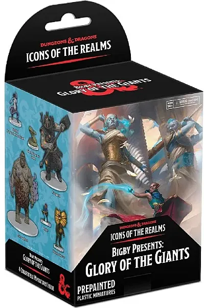 D&D ICONS OF THE REALMS - GLORY OF THE GIANTS PRE-PAINTED PLASTIC MINIATURES BOOSTER